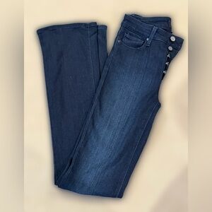 PAIGE Blue Flare Wide Leg Jeans, very gently used, Excellent Condition!